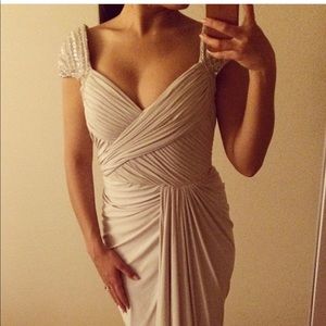 MIGNON draped bodice dress